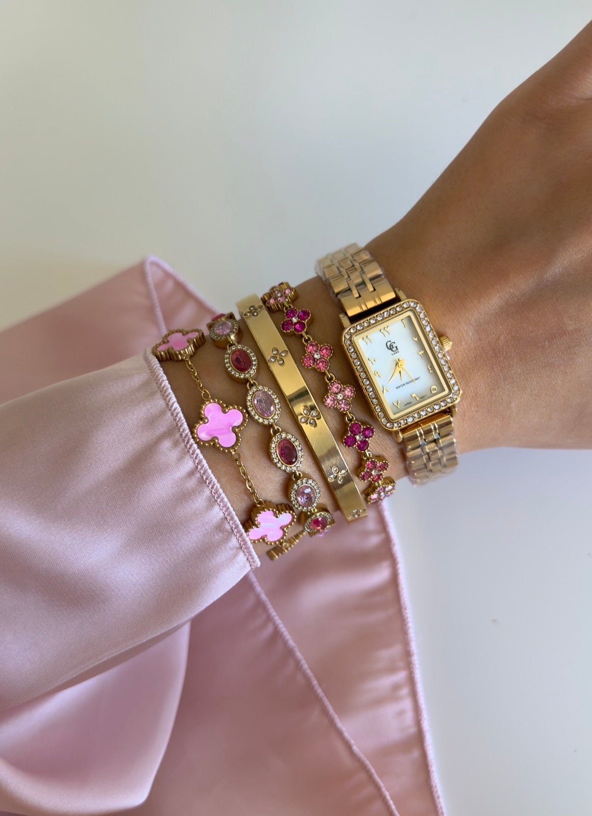 Delilah Pink Bracelet