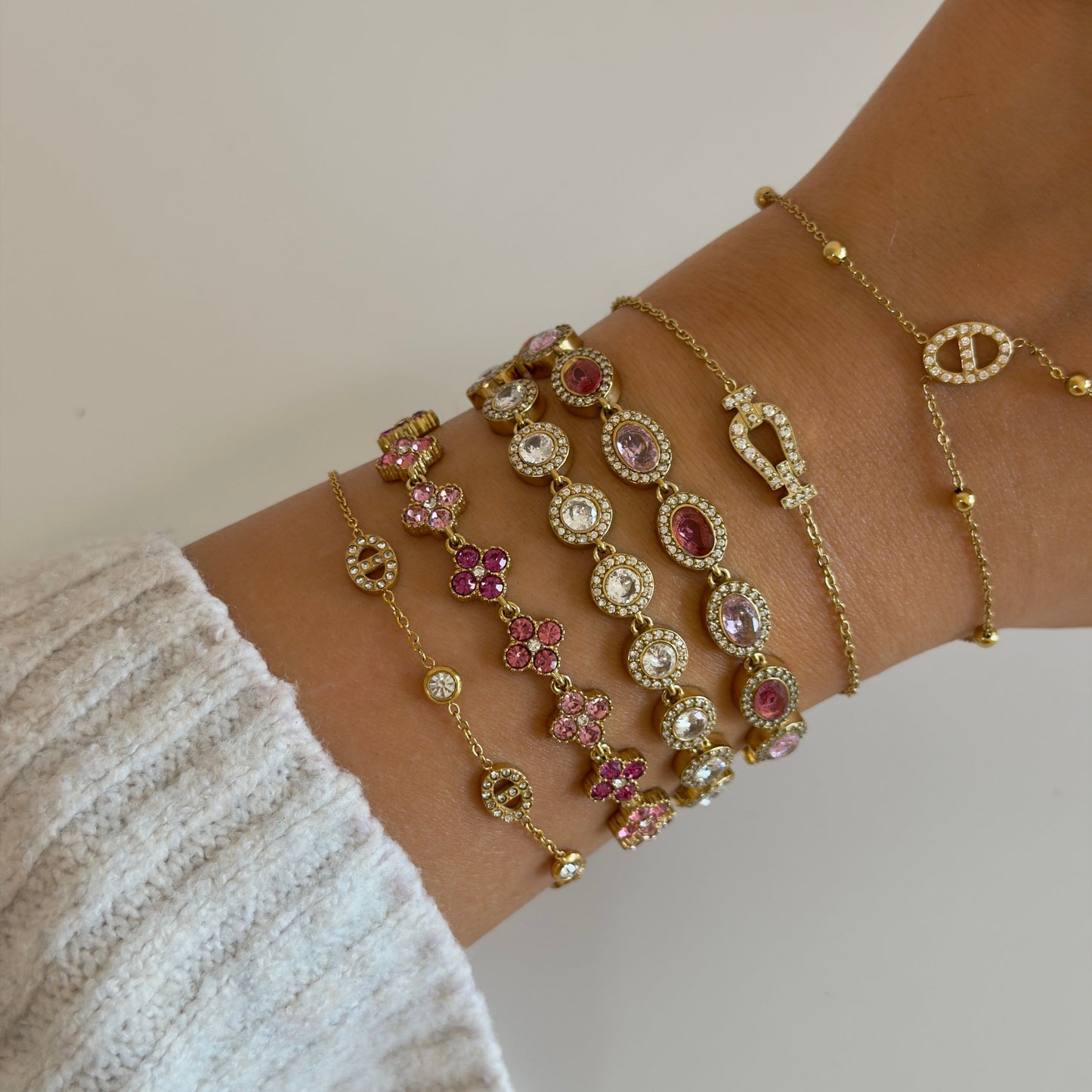 Delilah Pink Bracelet