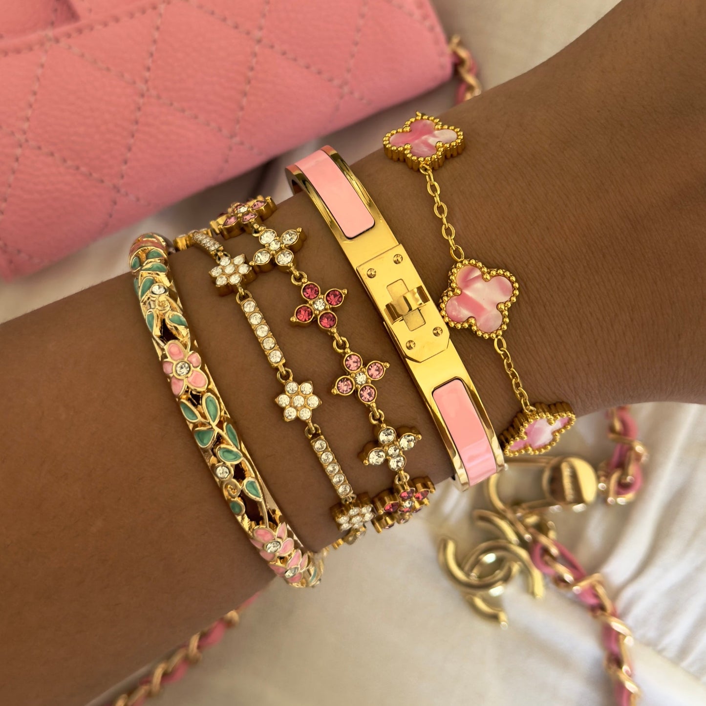Alina Pink Bracelet
