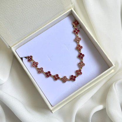 Delilah Pink Necklace