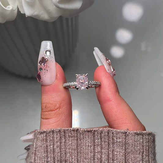Pink Diamond Ring